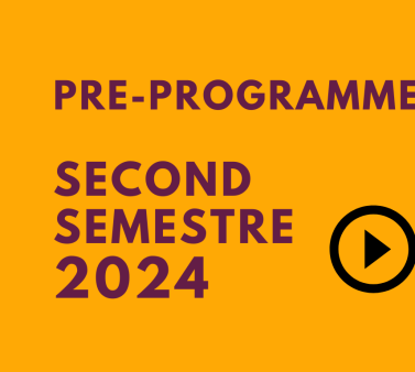 Pré-programme de la formation continue au second semestre 2024