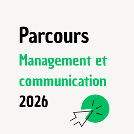 Vignette parcours management et communication 2026