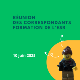 Réunion des correspondants formation de l’esrLe